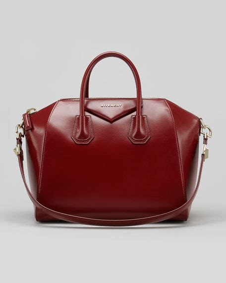 givenchy antigona bag burgundy